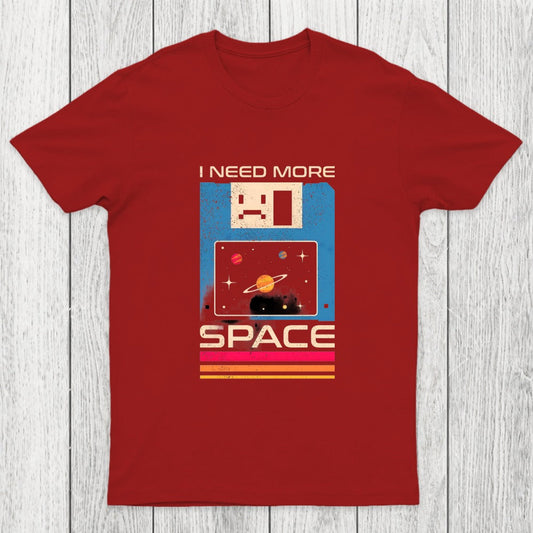 I Need More Space Retro Floppy Disk Chicluma T-Shirt