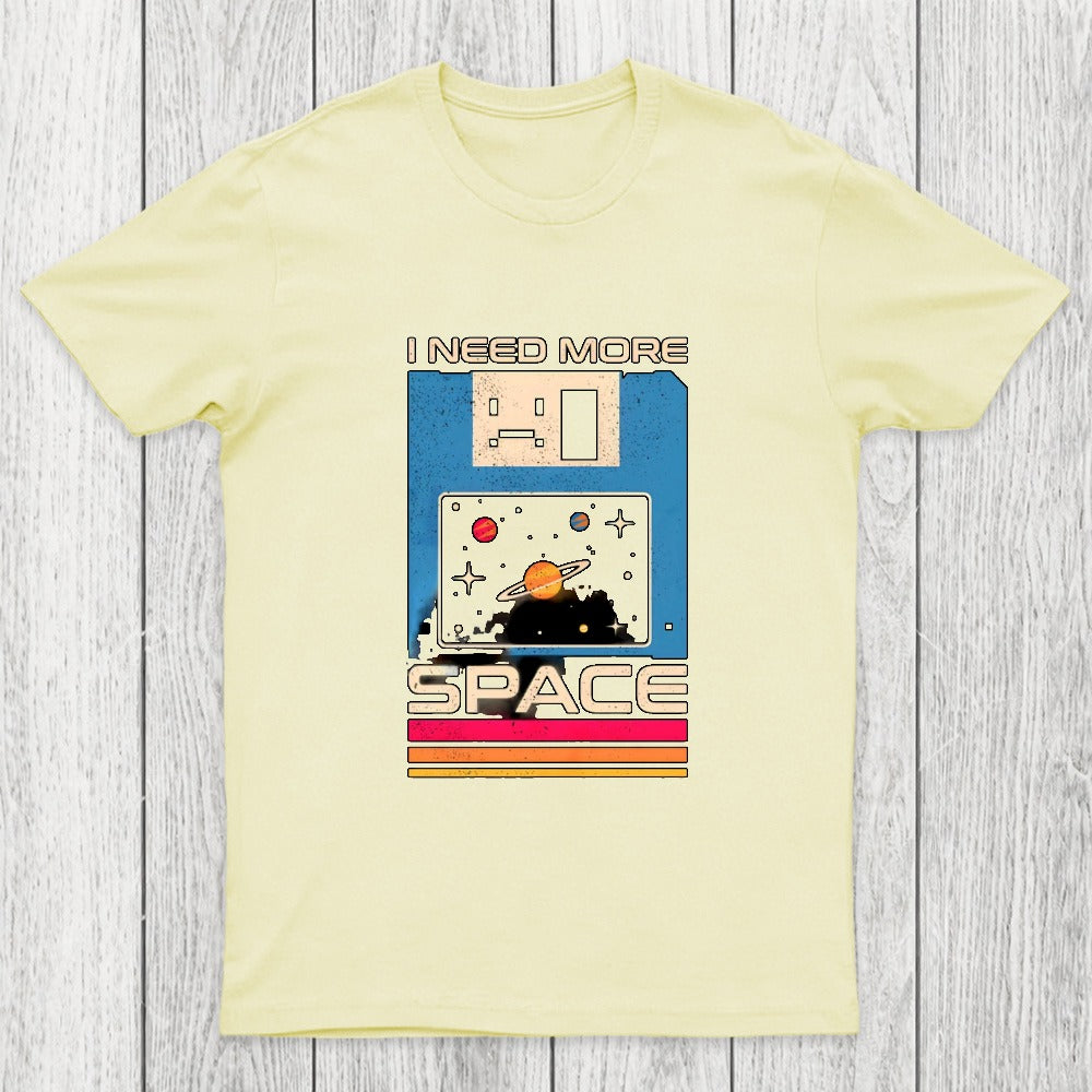 I Need More Space Retro Floppy Disk Chicluma T-Shirt