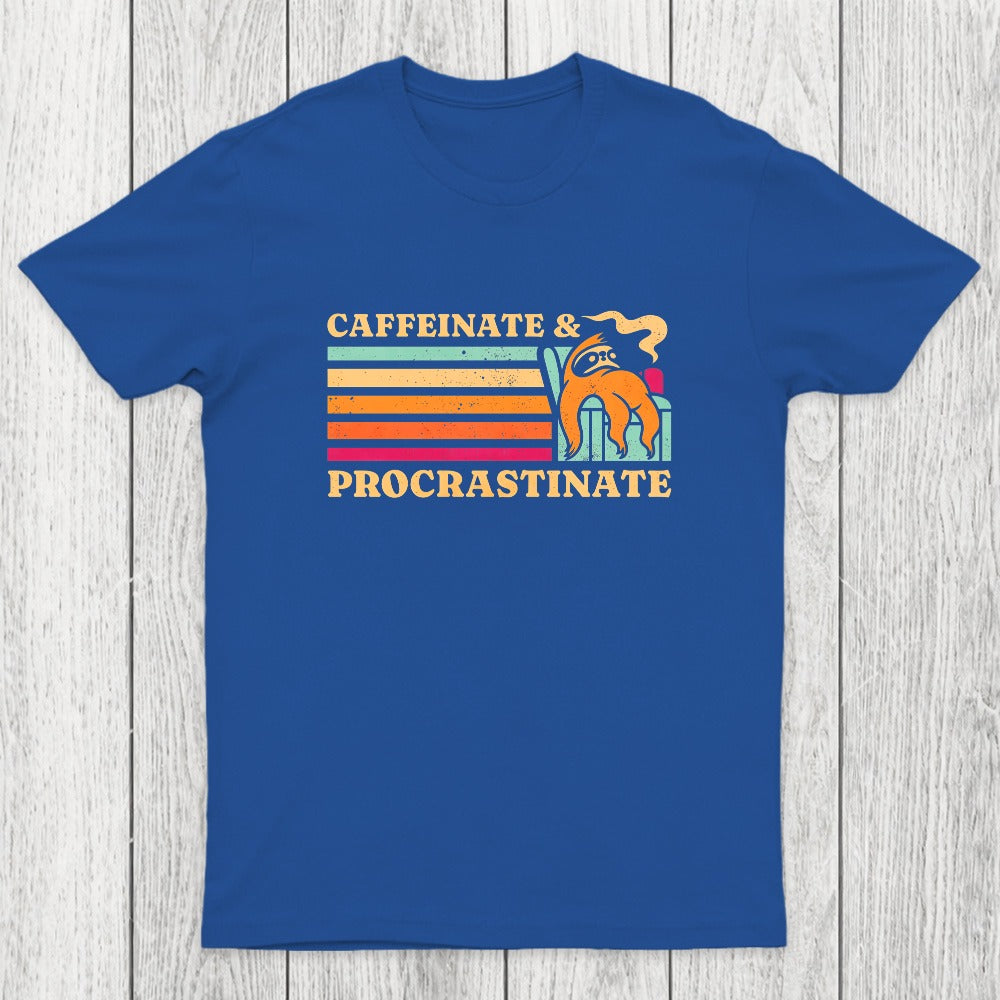 Caffeinate & Procrastinate Chicluma T-Shirt