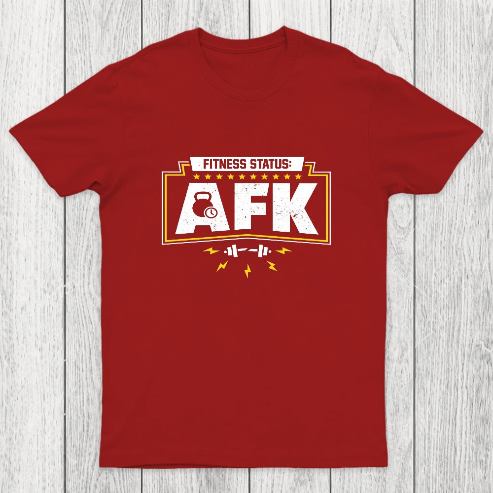 Fitness Status AFK Gym Humor Chicluma T-Shirt
