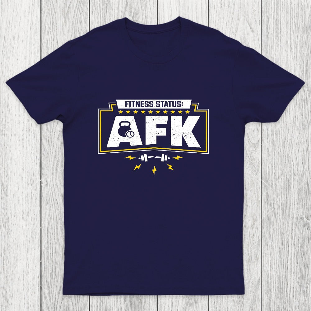 Fitness Status AFK Gym Humor Chicluma T-Shirt