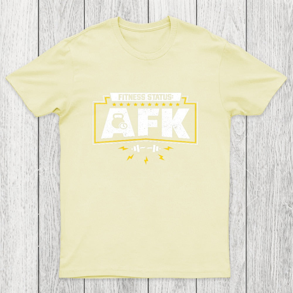 Fitness Status AFK Gym Humor Chicluma T-Shirt