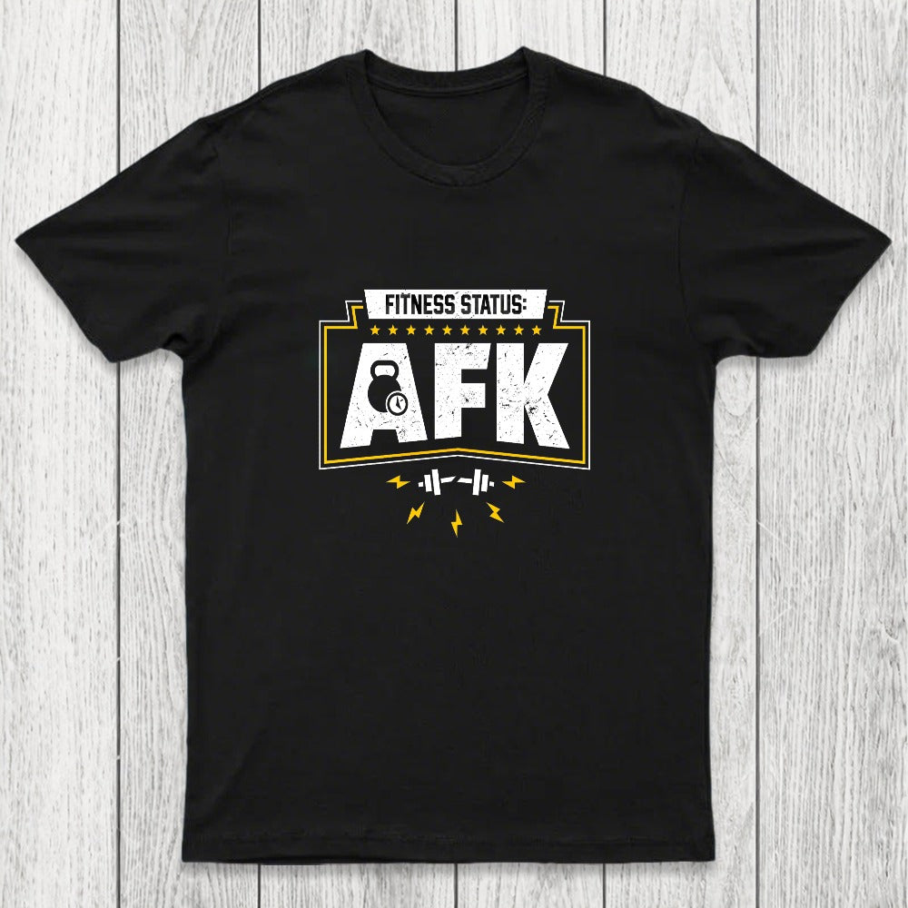 Fitness Status AFK Gym Humor Chicluma T-Shirt