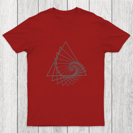 Spiralling Triangle Chicluma T-Shirt