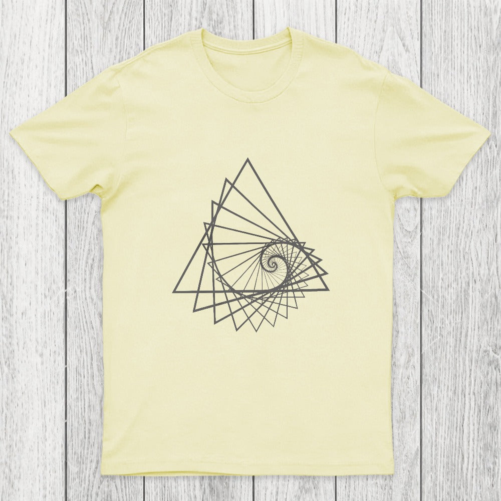 Spiralling Triangle Chicluma T-Shirt