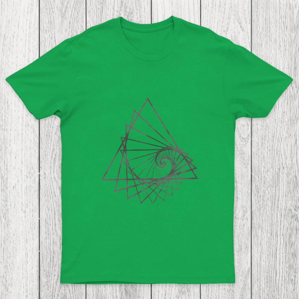 Spiralling Triangle Chicluma T-Shirt