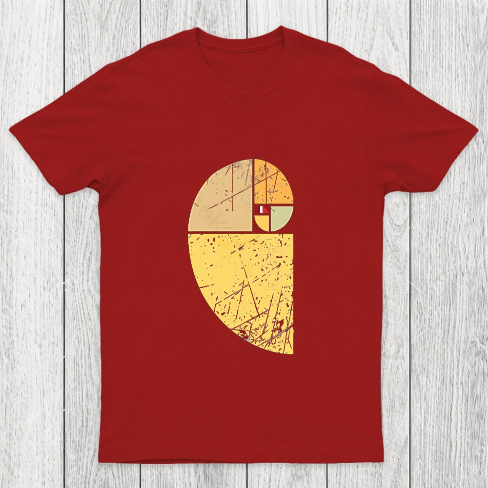 Vintage Fibonacci Spiral Science Chicluma T-Shirt