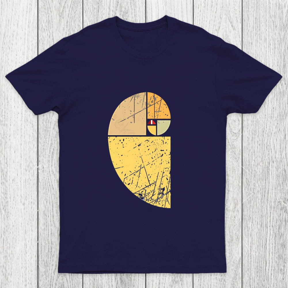 Vintage Fibonacci Spiral Science Chicluma T-Shirt
