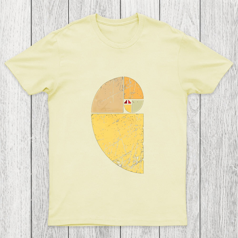 Vintage Fibonacci Spiral Science Chicluma T-Shirt