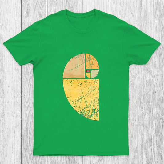 Vintage Fibonacci Spiral Science Chicluma T-Shirt