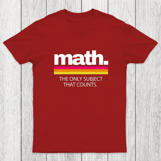 Math The Only Subject That Counts Chicluma T-Shirt