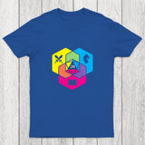 RPG CMYK Dice Venn Diagram Chicluma T-Shirt