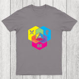 RPG CMYK Dice Venn Diagram Chicluma T-Shirt