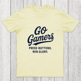 Press Buttons Win Glory Chicluma T-Shirt