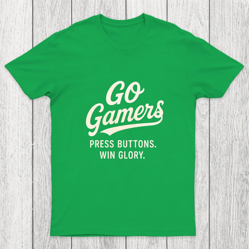 Press Buttons Win Glory Chicluma T-Shirt