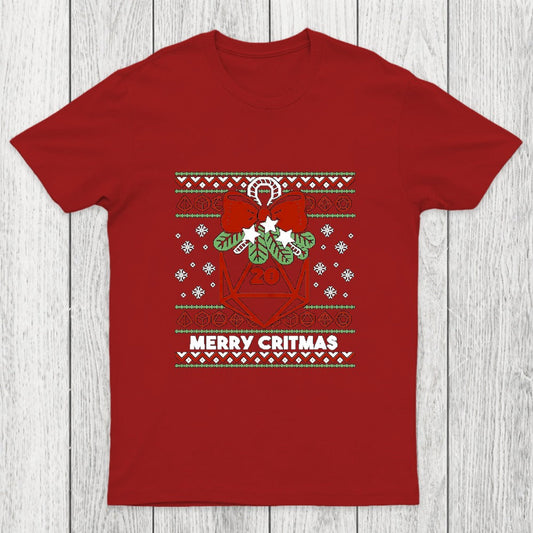 Merry Critmas Ugly Sweater Chicluma T-Shirt