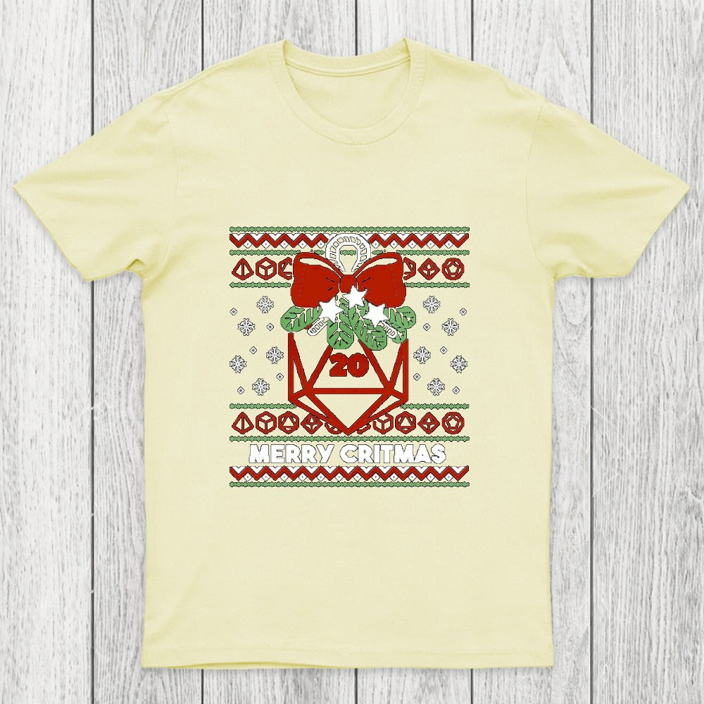 Merry Critmas Ugly Sweater Chicluma T-Shirt