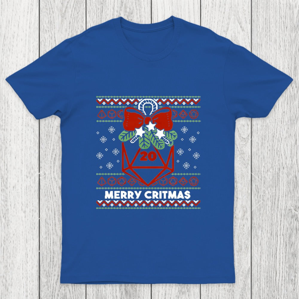 Merry Critmas Ugly Sweater Chicluma T-Shirt