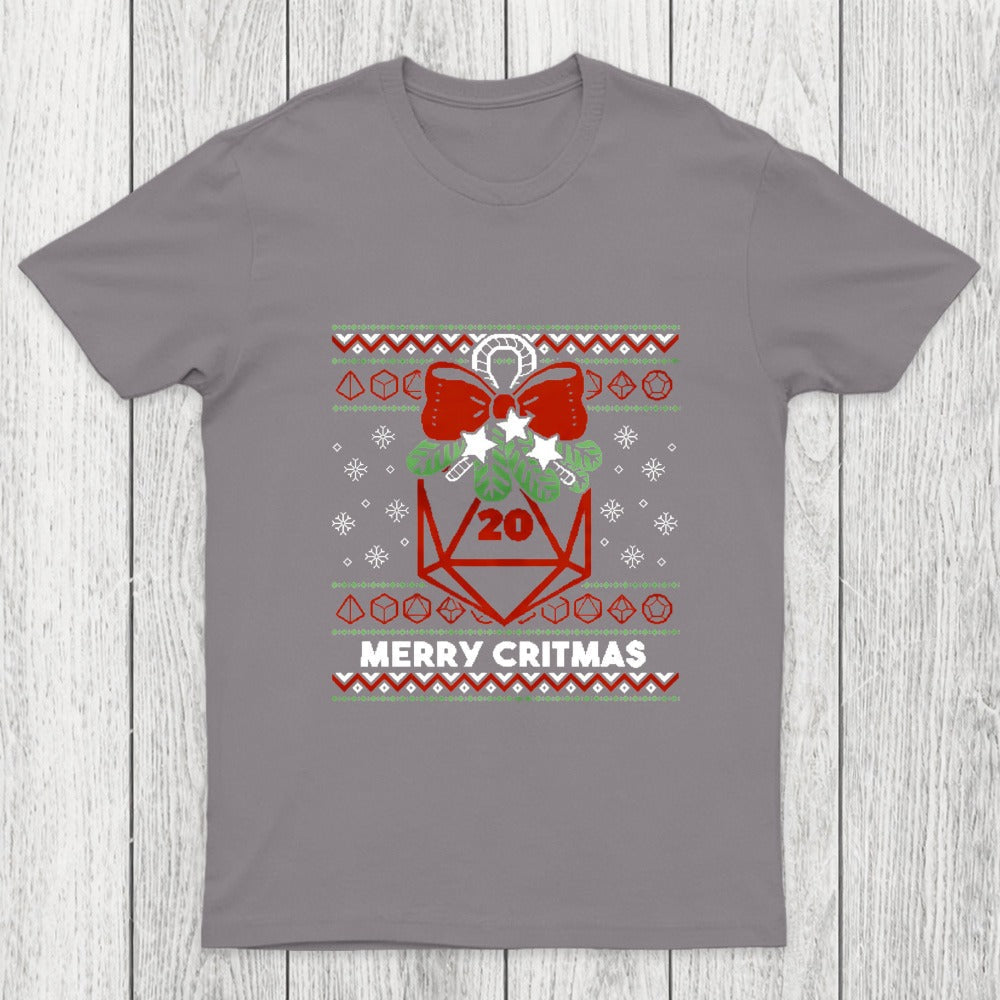 Merry Critmas Ugly Sweater Chicluma T-Shirt