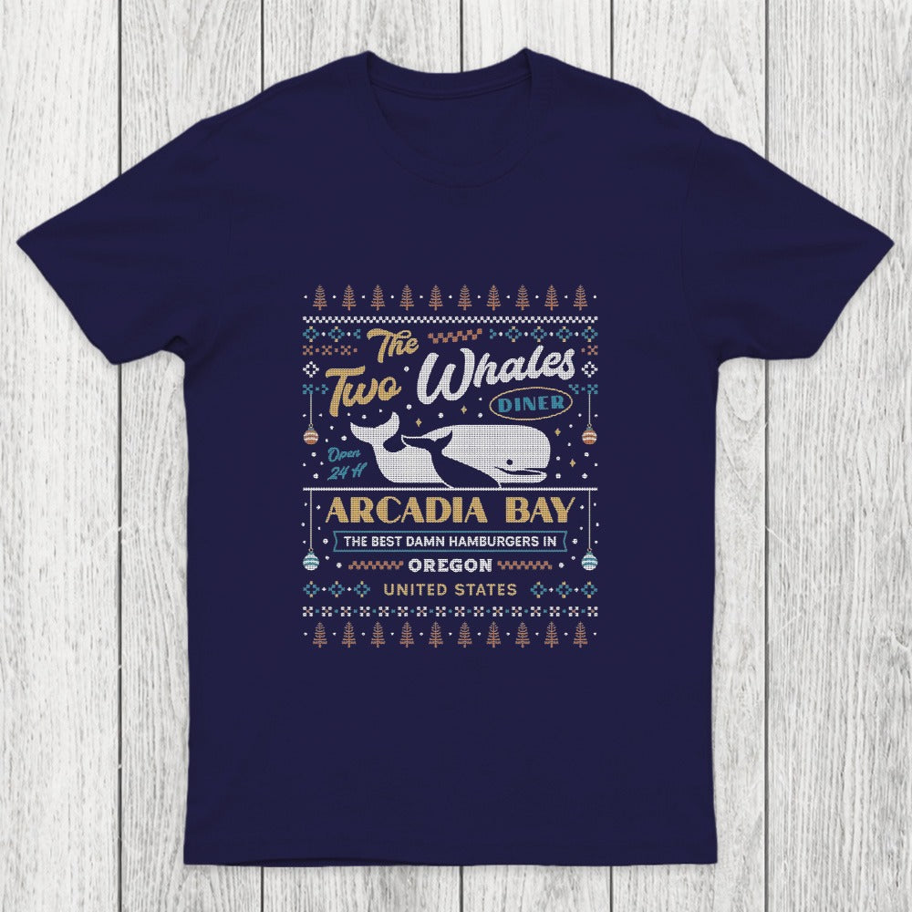 Two Whales Diner Ugly Sweater Chicluma T-Shirt