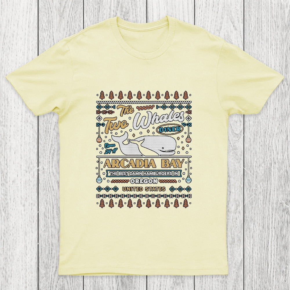 Two Whales Diner Ugly Sweater Chicluma T-Shirt