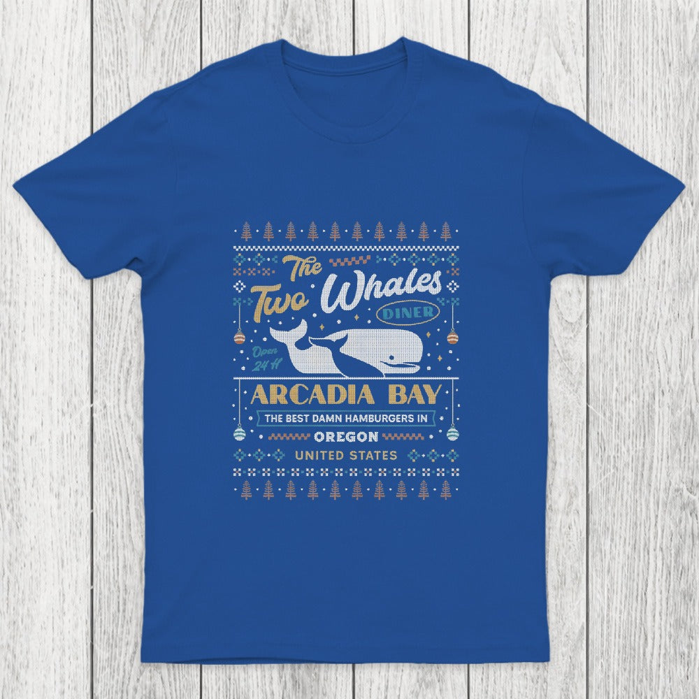 Two Whales Diner Ugly Sweater Chicluma T-Shirt