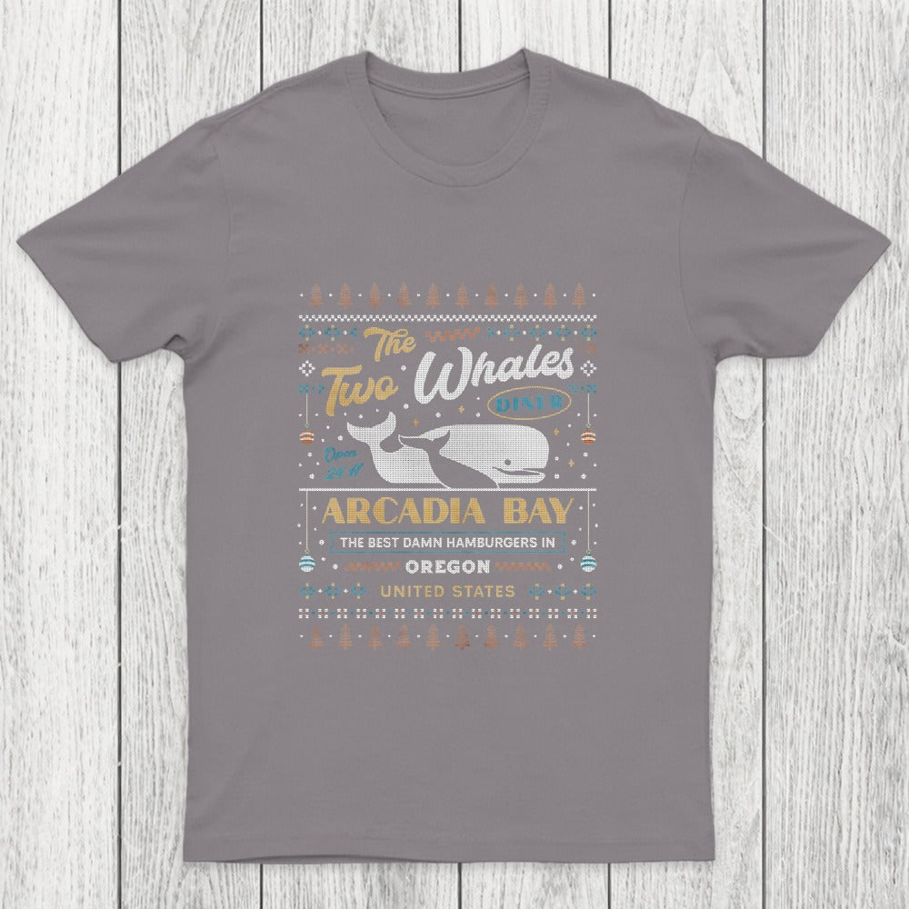 Two Whales Diner Ugly Sweater Chicluma T-Shirt
