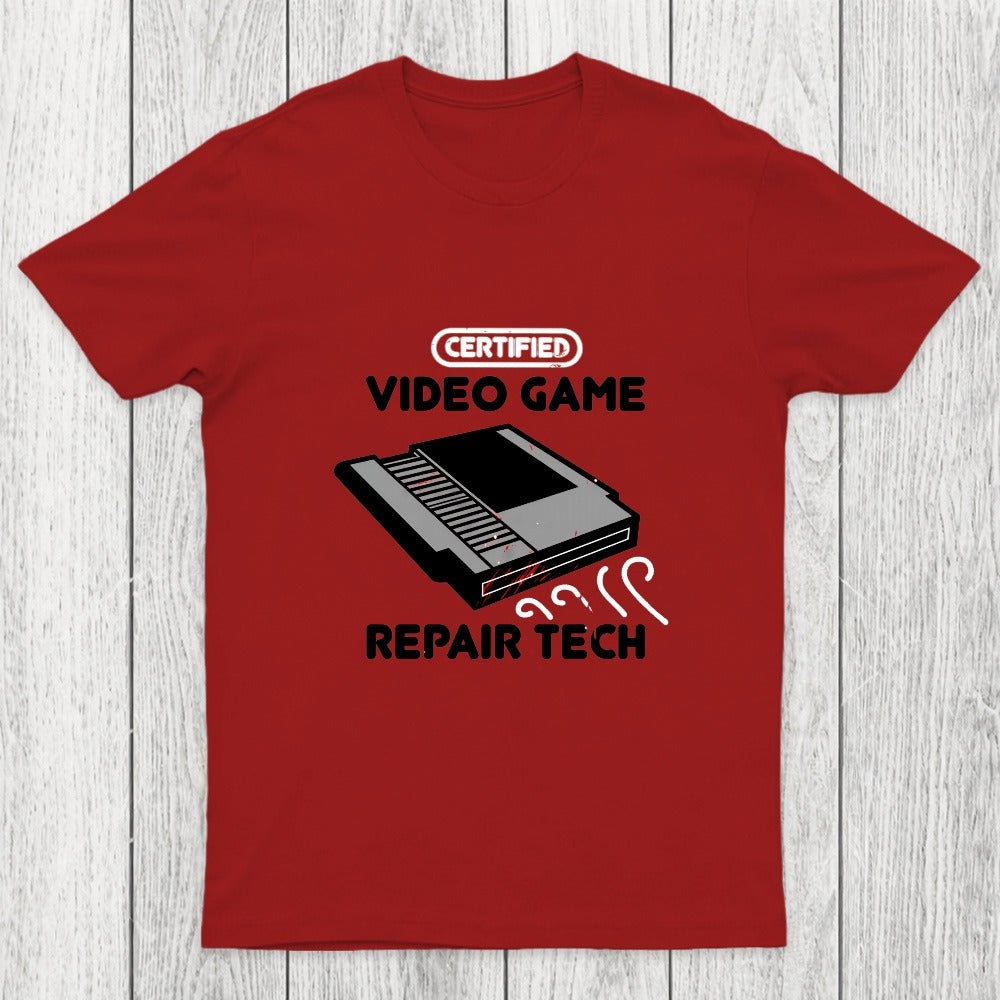 Certified Video Game Repair Tech Chicluma T-Shirt