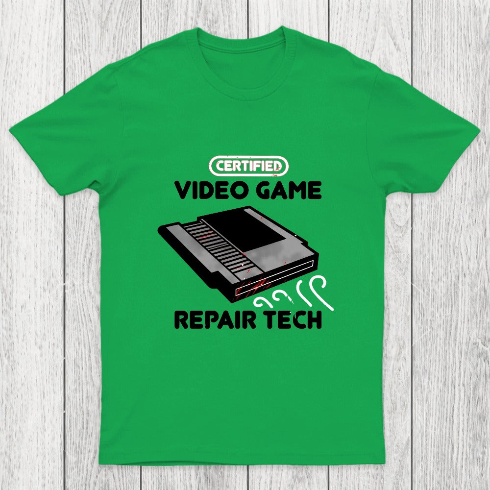 Certified Video Game Repair Tech Chicluma T-Shirt