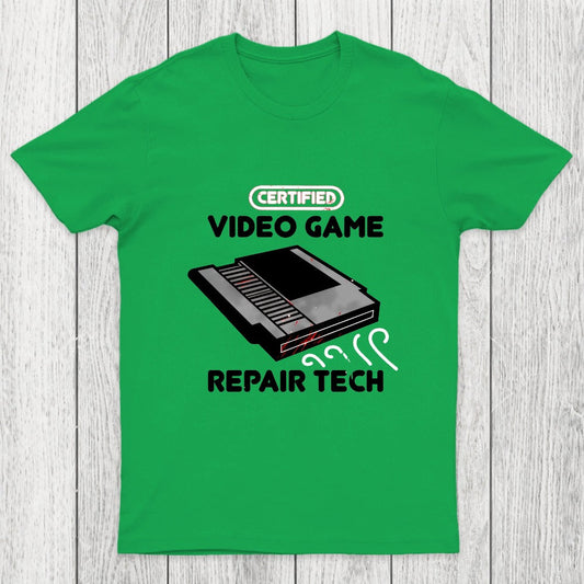 Certified Video Game Repair Tech Chicluma T-Shirt
