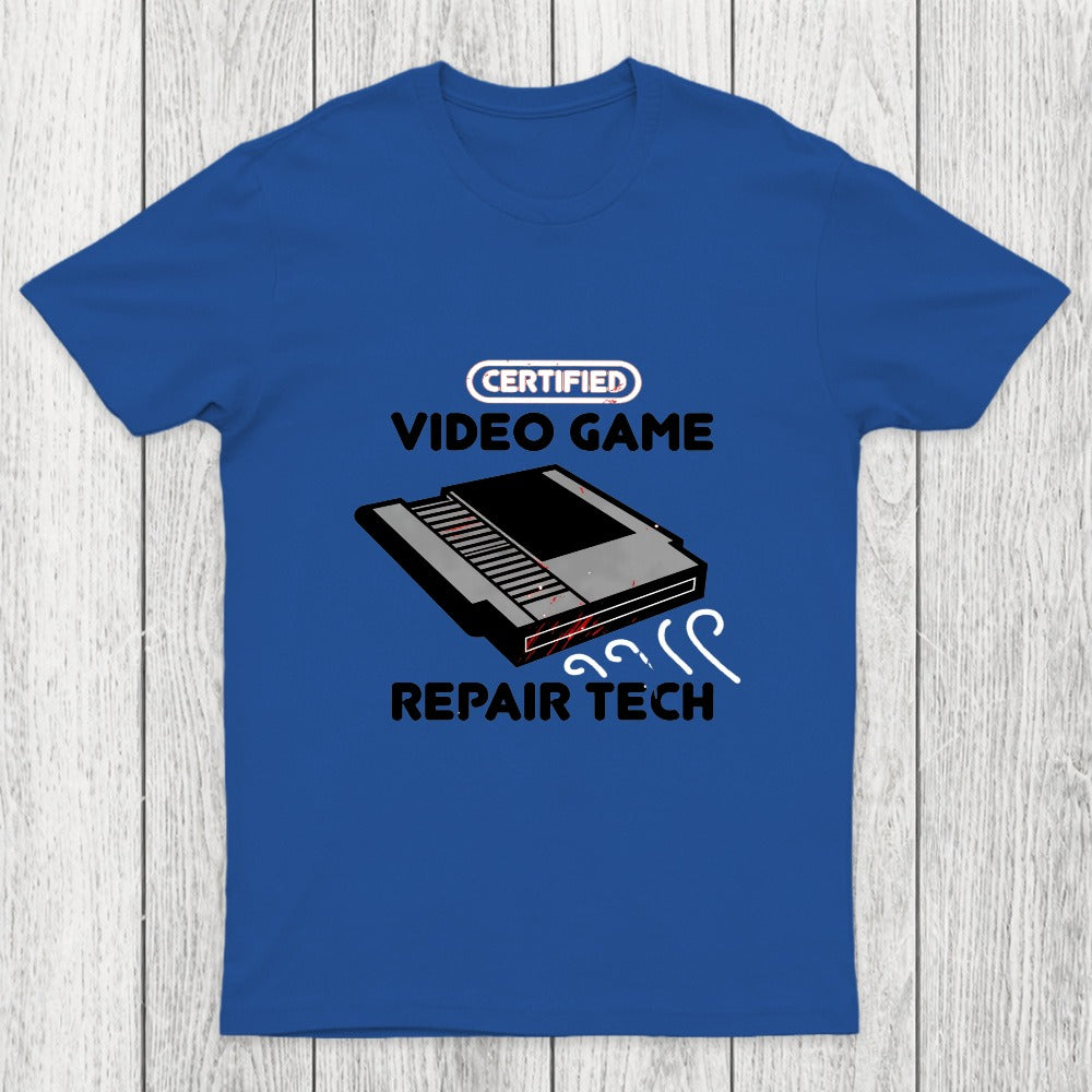 Certified Video Game Repair Tech Chicluma T-Shirt
