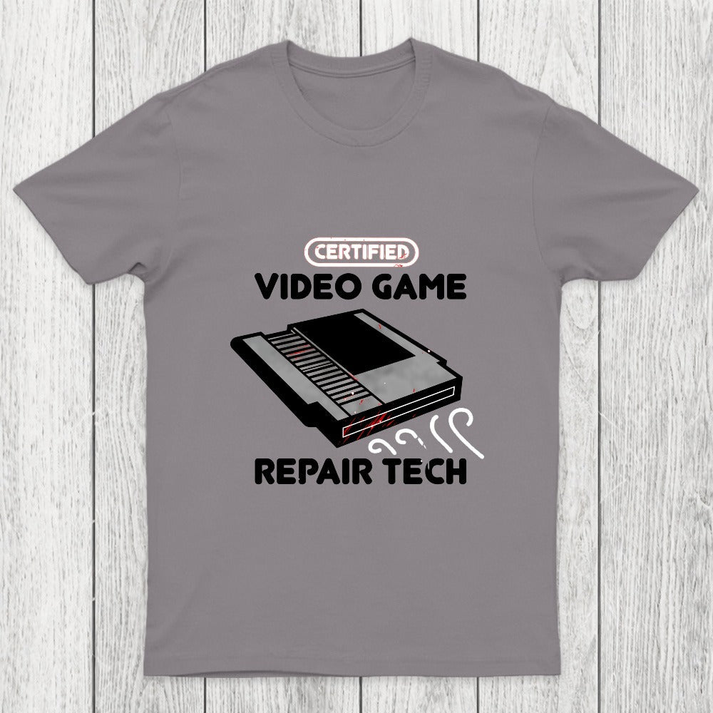 Certified Video Game Repair Tech Chicluma T-Shirt