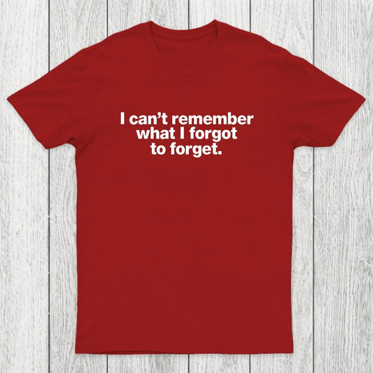 I Can't Remember What I Forgot To Forget Chicluma T-Shirt