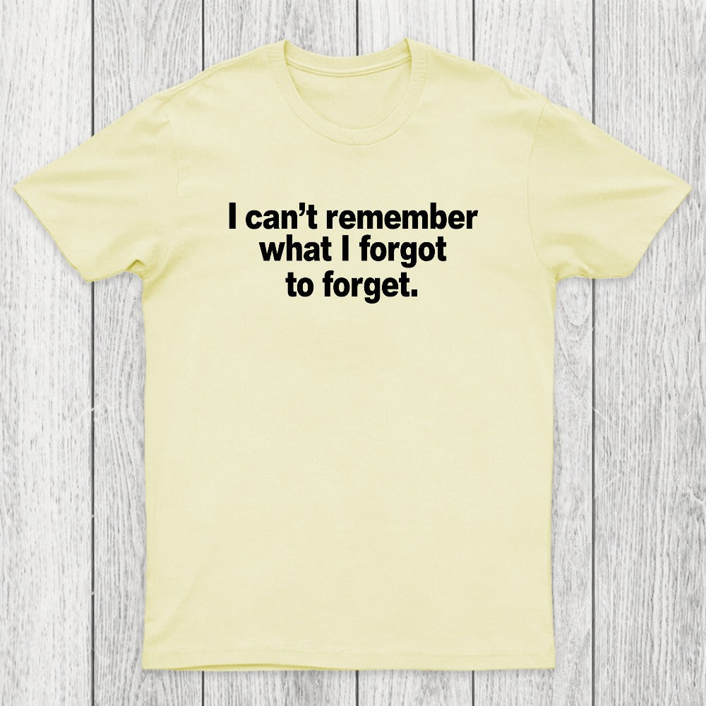 I Can't Remember What I Forgot To Forget Chicluma T-Shirt