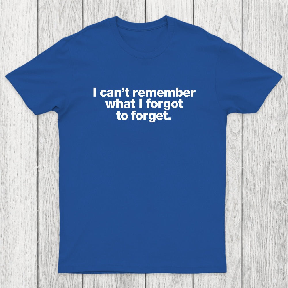 I Can't Remember What I Forgot To Forget Chicluma T-Shirt