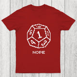 Nope Pixel RPG Dice Chicluma T-Shirt