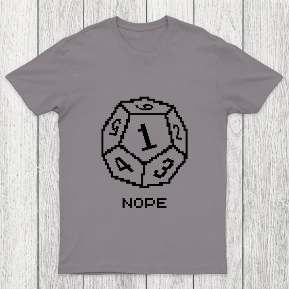 Nope Pixel RPG Dice Chicluma T-Shirt