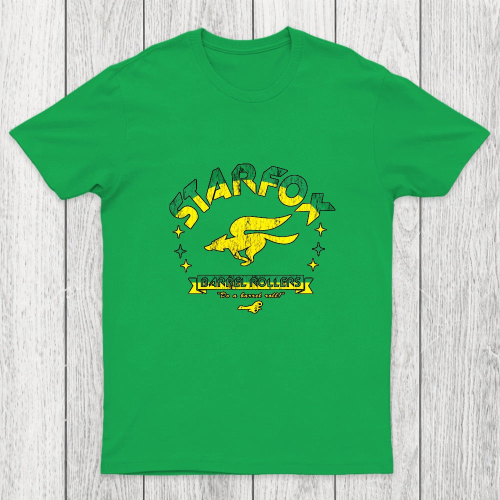 Barrel Rollers Yellow & Green Chicluma T-Shirt