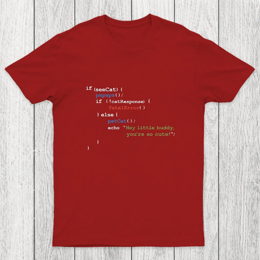 If See Cat Code Chicluma T-Shirt