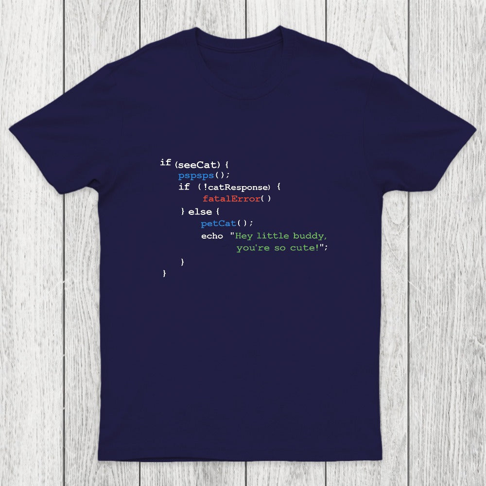 If See Cat Code Chicluma T-Shirt
