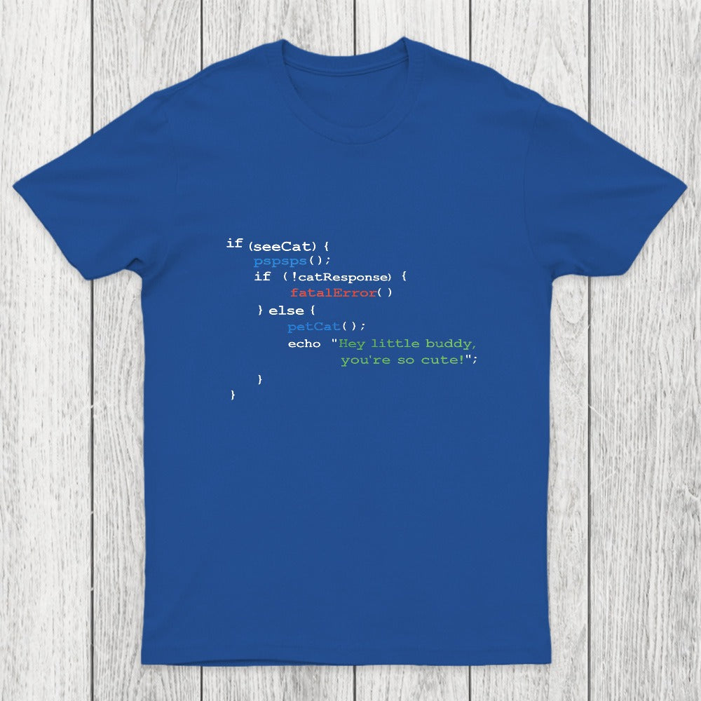 If See Cat Code Chicluma T-Shirt