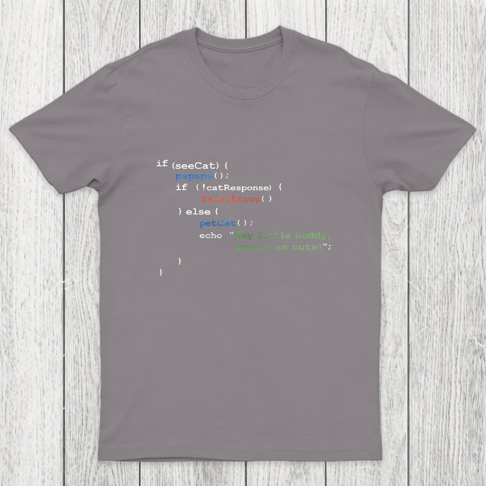 If See Cat Code Chicluma T-Shirt