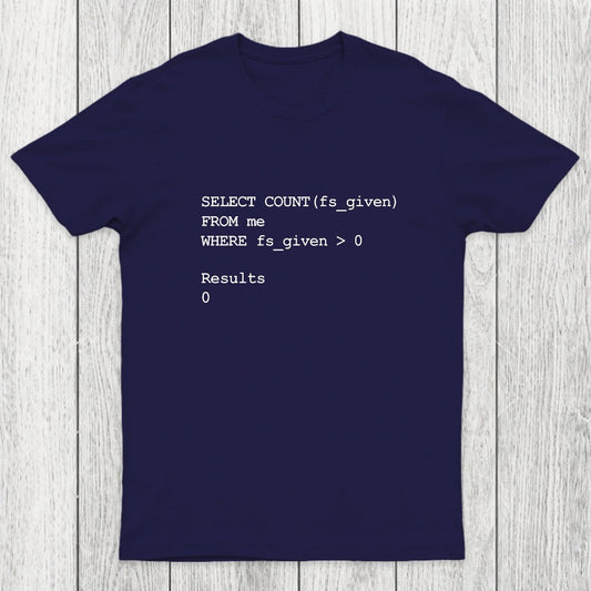 Funny SQL Programming Joke Chicluma T-Shirt