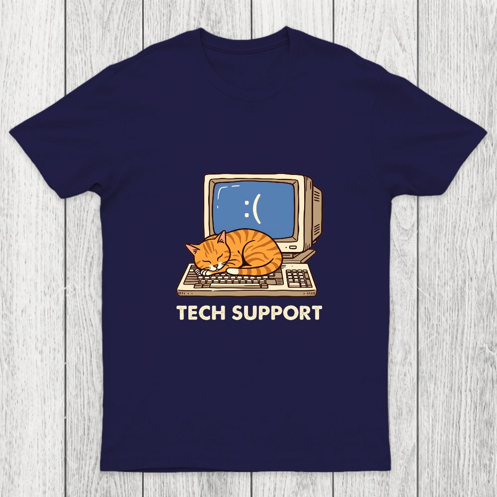 Tech Support Cat Chicluma T-Shirt