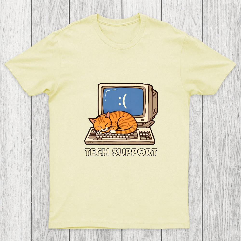 Tech Support Cat Chicluma T-Shirt