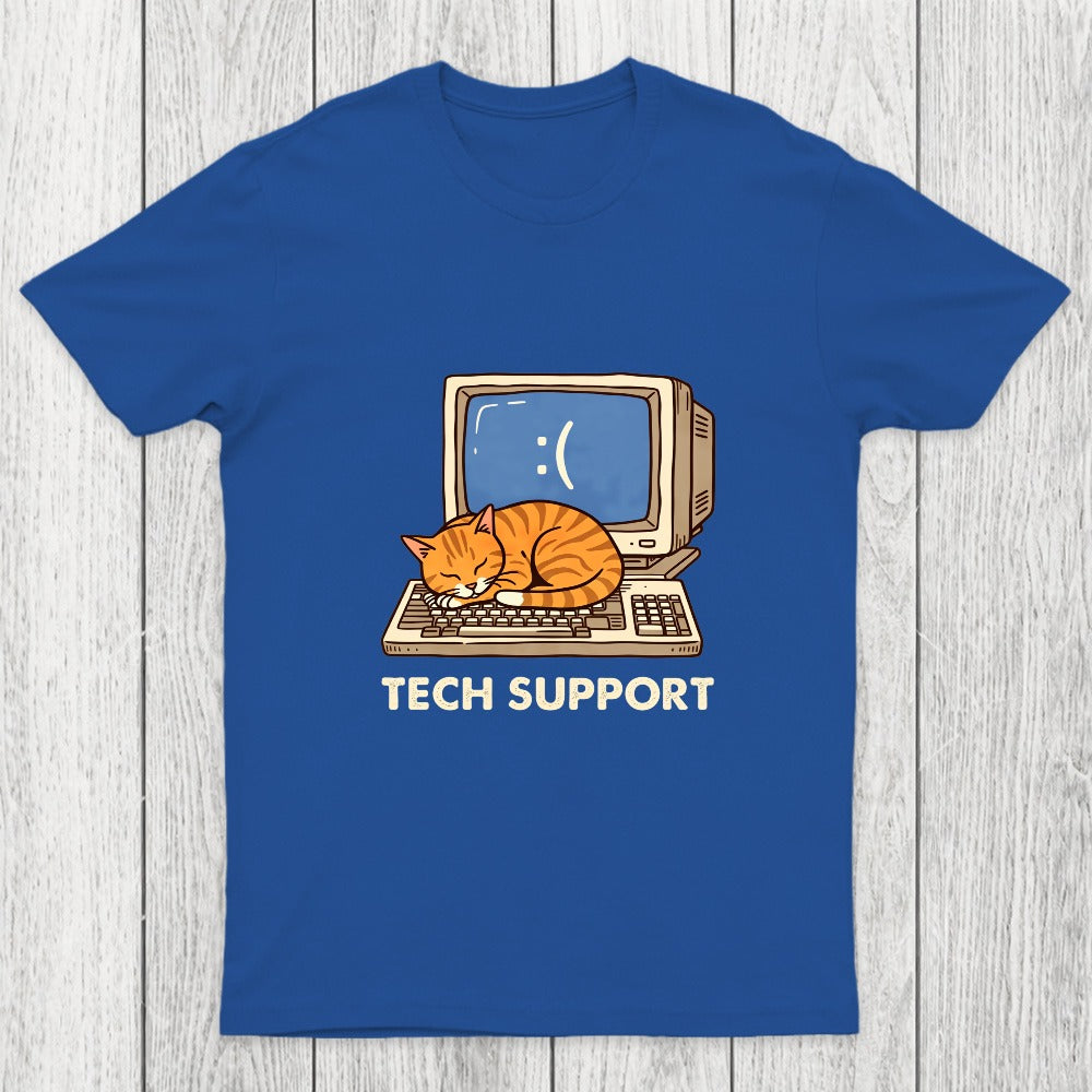 Tech Support Cat Chicluma T-Shirt