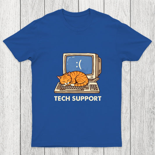 Tech Support Cat Chicluma T-Shirt