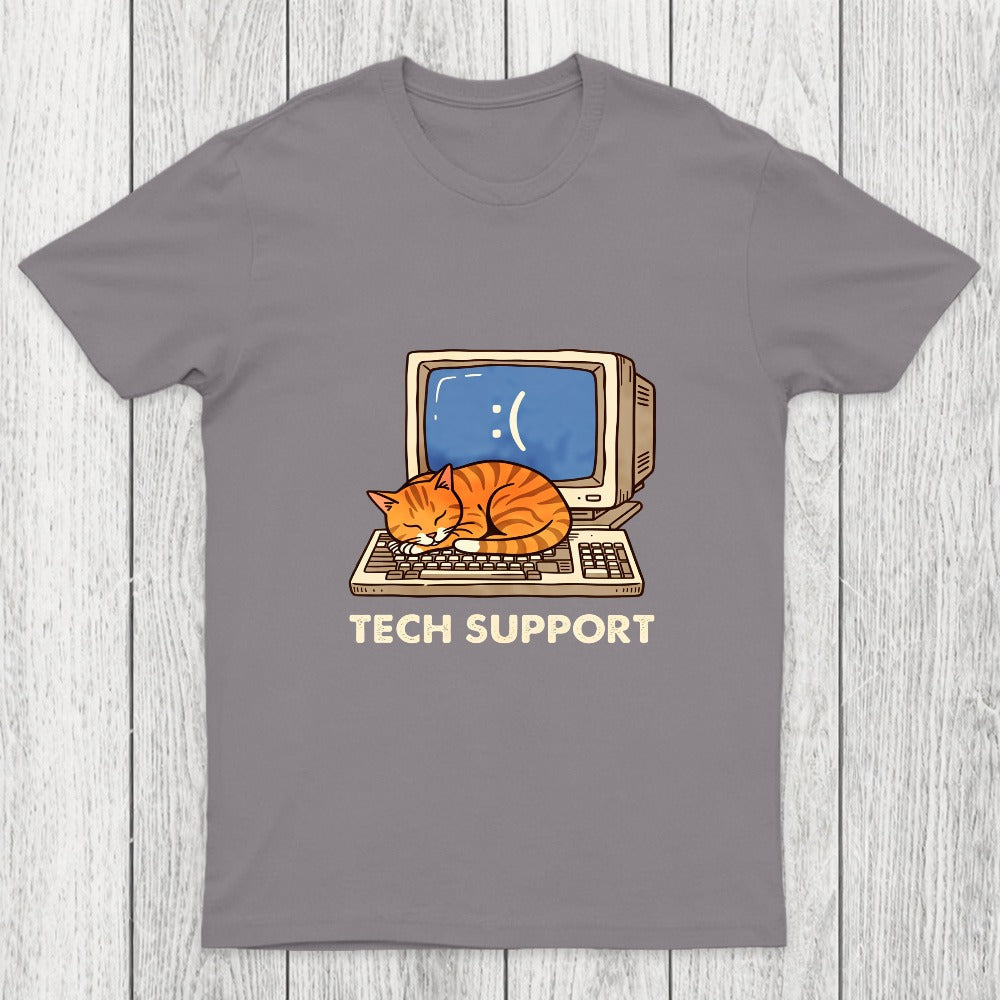 Tech Support Cat Chicluma T-Shirt