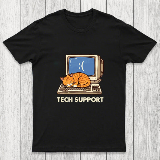 Tech Support Cat Chicluma T-Shirt