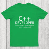 C Developer For Programmers Chicluma T-Shirt